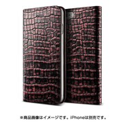 Genuine Croco diary ローズピンク [iPhone 7用 4.7インチ  ケース]