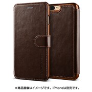 Dandy Layered Leather ダークブラウン×ブラウン [iPhone 7 Plus用 ケース]