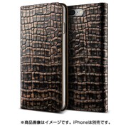 Genuine Croco diary ダークゴールド [iPhone 7 Plus用 ケース]