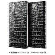 Genuine Croco diary ダークシルバー [iPhone 7 Plus用 ケース]