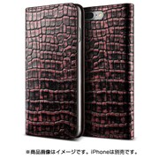 Genuine Croco diary ローズピンク [iPhone 7 Plus用 ケース]