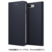 Genuine Leather diary case ネイビー [iPhone 7 Plus用 ケース]