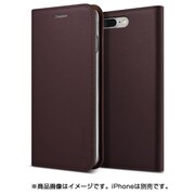 Genuine Leather diary case ワインレッド [iPhone 7 Plus用 ケース]