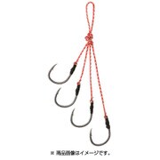紅牙替えフックSS 4本段差 M [フック・針 船釣り用]