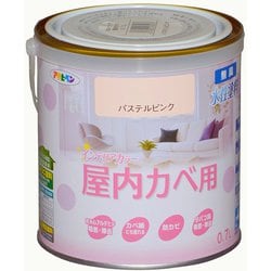 New水性インテリアカラー 屋内カベ用 0.7L パステルピンク [塗料]