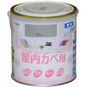 New水性インテリアカラー 屋内カベ用 0.7L グレー [塗料]
