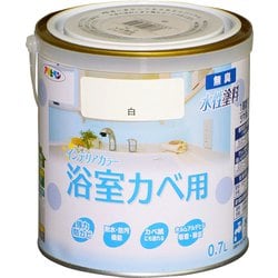 New水性インテリアカラー 浴室カベ用 0.7L 白 [塗料]