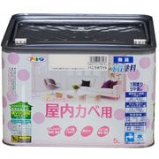New水性インテリアカラー 屋内カベ用 5L バニラホワイト [塗料]