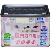 New水性インテリアカラー 屋内カベ用 5L アイボリー [塗料]