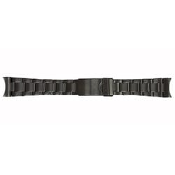 BSB4553B [時計バンド 金属バンド メンズ ブラック 18mm ・20mm]