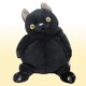 もちねこ ぬいぐるみ クロ L
