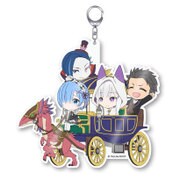 Re：ゼロから始める異世界生活 きゃらいど アクリルキーホルダー エミリア陣営 [キャラクターグッズ]