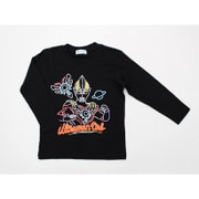 68251 [長袖Tシャツ ネオン ウルトラヒーロー ブラック 110cm]
