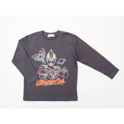68251 [長袖Tシャツ ネオン ウルトラヒーロー チャコール 100cm]