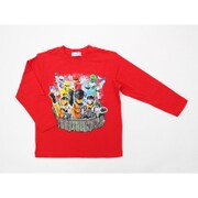 68255 [長袖Tシャツ ラバー ジュウオウジャー レッド 100cm]