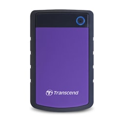 ポータブルハードディスク StoreJet 25H3 4TB USB3.1(Gen1) 耐衝撃 パープル TS4TSJ25H3P