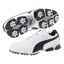 PUMA 美品 ゴルフ シューズ タイタンツアー イグナイト メンズ26.5cm プーマ タイタンツアー イグナイト ハイトップ/ハイカット