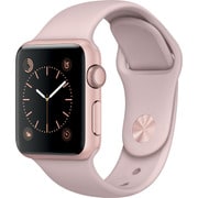 Apple Watch Series 1 - 38mmローズゴールドアルミニウムケースとピンクサンドスポーツバンド