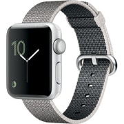 Apple Watch Series 2 - 38mmシルバーアルミニウムケースとパールウーブンナイロンバンド