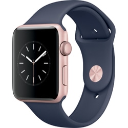 ヨドバシ Com アップル Apple Apple Watch Series 2 42mmローズゴールドアルミニウムケースとミッドナイトブルースポーツバンド 通販 全品無料配達