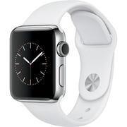 Apple Watch Series 2 - 38mmステンレススチールケースとホワイトスポーツバンド