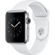 Apple Watch Series 2 - 42mmステンレススチールケースとホワイトスポーツバンド