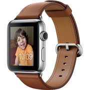 Apple Watch Series 2 - 42mmステンレススチールケースとサドルブラウンクラシックバックル