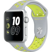 Apple Watch Nike+ - 42mmシルバーアルミニウムケースとフラットシルバー/ボルトNikeスポーツバンド