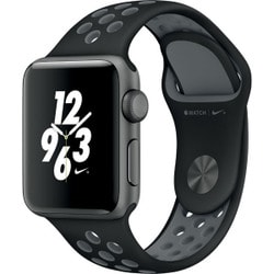 - アップル Apple Watch Nike+ 38mmスペースグレイアルミニウムケースとブラック/クールグレー Nikeスポーツバンド 通販【全品無料配達】