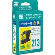互換リサイクルインクカートリッジ ブラザー LC213Y イエロー(染料) ECI-BR213Y
