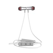 Bluetooth earphone シルバー コード色:ホワイト Mag Ear(マグイヤー) 3E-BEA1-S