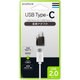 USB micro-B to USB Type-C 変換アダプタ LP-CMMBF20BK