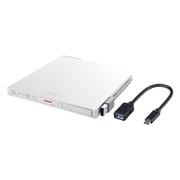 BDXL対応 USB3.0用 ポータブルブルーレイドライブ スリムタイプ ホワイト BRXL-PT6U3-WHC