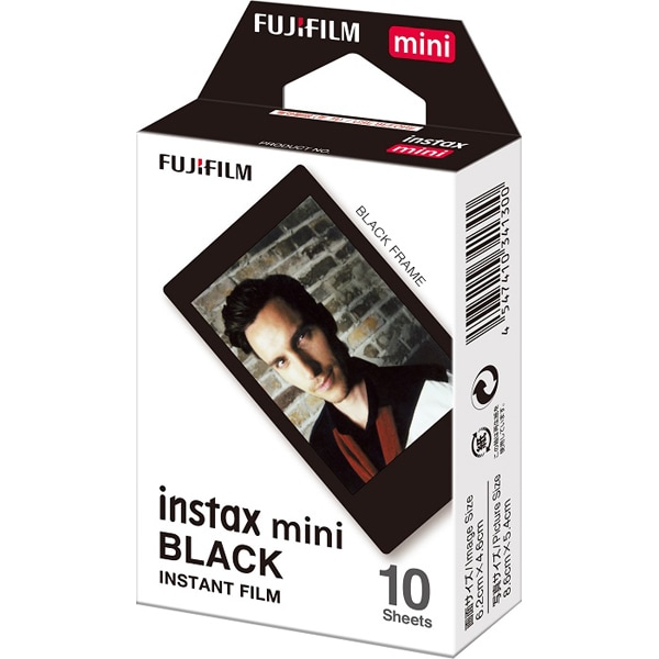 INSTAX MINI BLACK FRAME WW 1 [チェキ instax mini 専用フィルム ブラック 10枚入り]