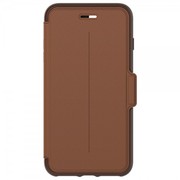 OTB-PH-000292 [本革製耐衝撃ケース Strada for iPhone 7 Plus ブラウン（BURNT SADDLE）]