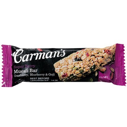 Carman S スーパーベリー ミューズリーバー 45g 個包装