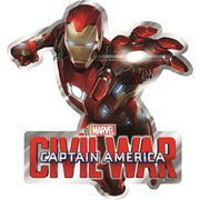 シビル・ウォー メタリックダイカットステッカー アイアンマン [キャラクターグッズ]