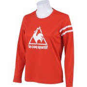 QB115463 RED L [長袖シャツ レディース Lサイズ]
