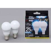 LED電球 E17口金 昼白色 230lm（25W形相当） 広配光 密閉器具対応 2個セット LDA2N-G-E17-2T32P