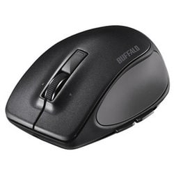 ワイヤレスマウス Premium Fit（プレミアムフィット） Bluetooth3.0接続 BlueLED 5ボタンタイプ 電池式 横スクロール 速度切替 静音 Sサイズ ブラック BSMBB500SBK