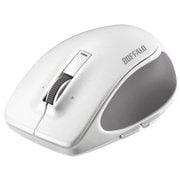 ワイヤレスマウス Premium Fit(プレミアムフィット) Bluetooth3.0接続 BlueLED 5ボタンタイプ 電池式 横スクロール 速度切替 静音 Sサイズ ホワイト BSMBB500SWH