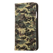 IJ-P6LC/AK086 [iPhone 6s iPhone 6 手帳型ケース オリジナルデザイン 迷彩 グリーン]