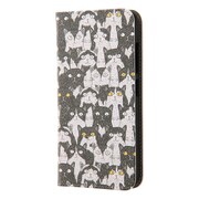 ZenFone 3 ZE520KL 手帳型ケース オリジナルデザイン 猫3 IJ-AZ3LC/AK076