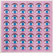約33×33cm #099 横尾忠則 アートペーパーナプキン 目