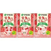 こども元気なりんご 紙パック （100ml×3本）×6個 [果実果汁飲料]