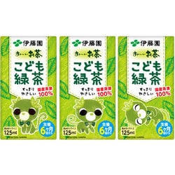 お～いお茶 こども緑茶 紙 125ml×3本 ×12P