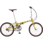 DAHON Boardwalk i5 2017 フォールディングバイク 20インチ 内装5段段変速 HAC052 マスタード