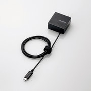 MPA-ACCCC104BK [スマートフォン・タブレット用AC充電器 USB Type-C ケーブル一体型 2A出力 1.0m ブラック]