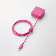 MPA-ACCCC154PN [スマートフォン・タブレット用AC充電器 USB Type-C ケーブル一体型 2A出力 1.5m ピンク]