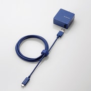 MPA-ACCCS154BU [スマートフォン・タブレット用AC充電器 USB A-C ケーブル同梱 2A出力 1.5m ブルー]
